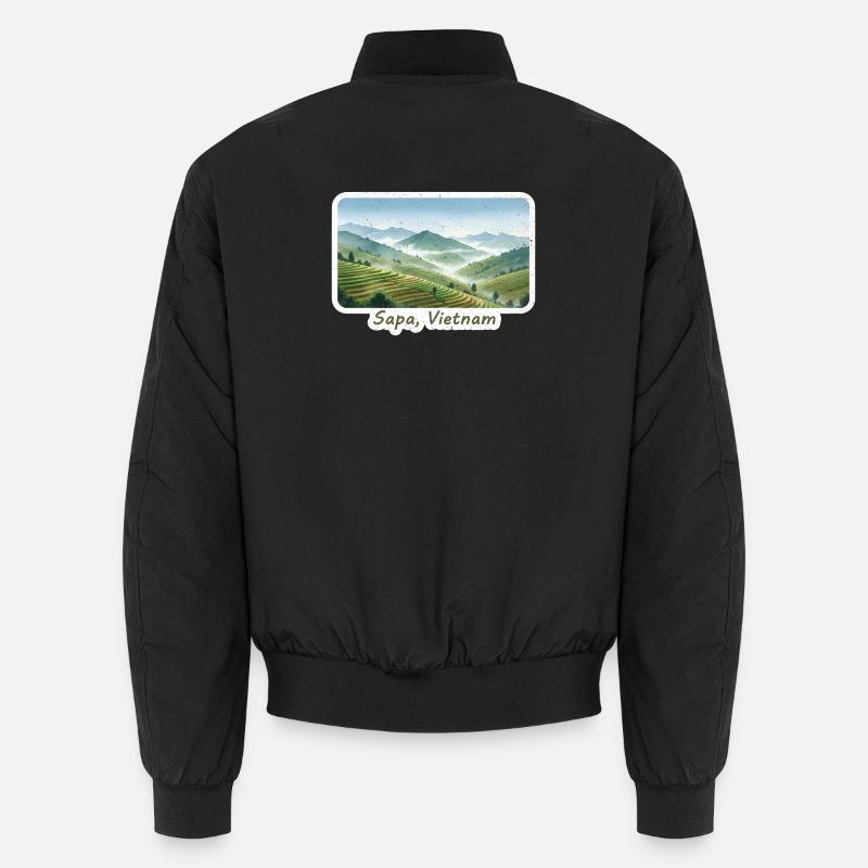 Sapa Terraces Vietnam Unisex Bomber Jacket