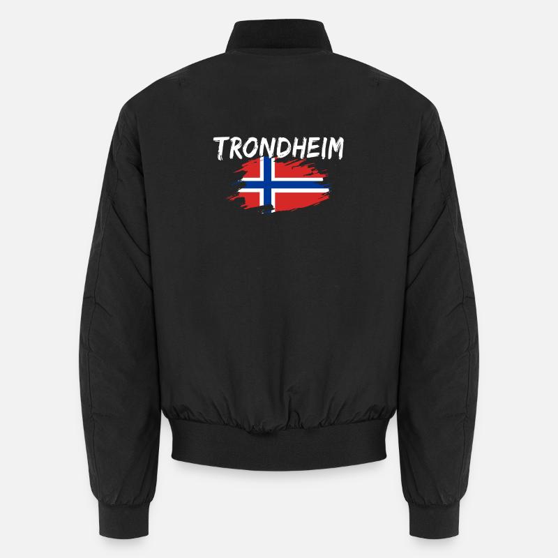 Trondheim Norwegen Unisex Bomberjacke