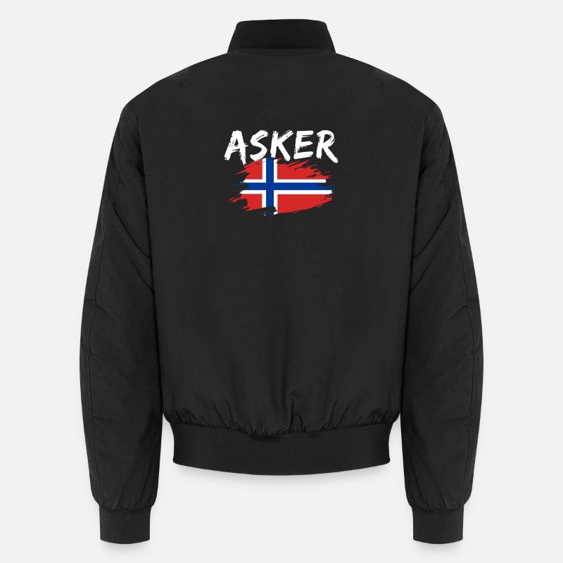 Asker Norwegen Unisex Bomberjacke