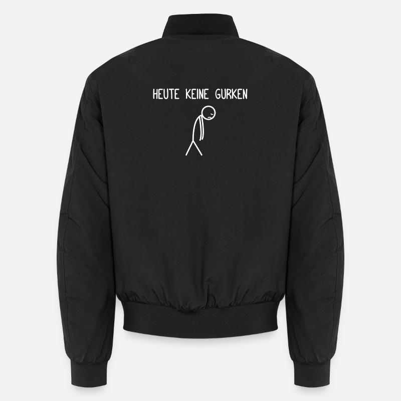 Today no cucumbers pickle cucumber lovers Unisex Bomber Jacket
