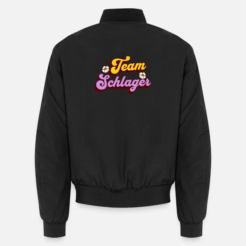 Schlager Party Team Schlager - Unisex Bomber Jacket - black