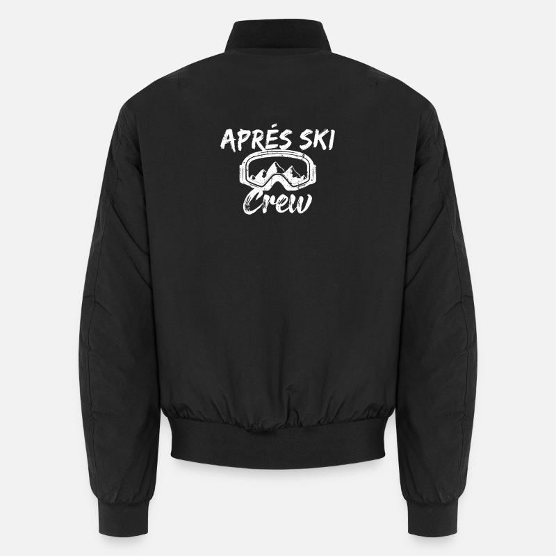 Après Ski Crew Wintersport - Unisex Bomberjacke - Schwarz
