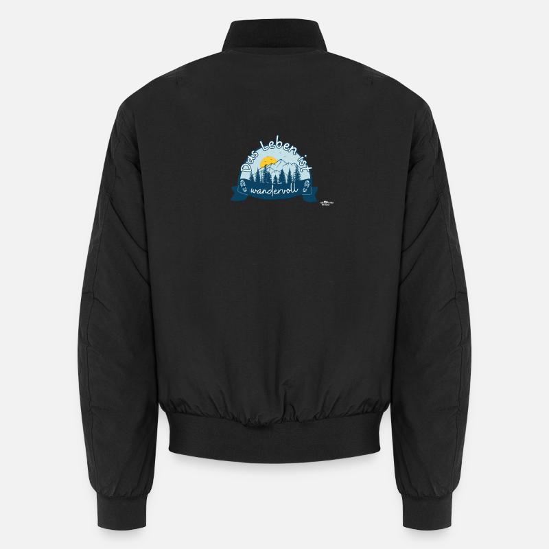 Das Leben ist wandervoll Wanderer & Bergsteiger Unisex Bomberjacke