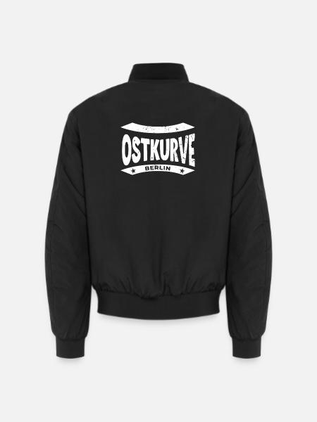 Berlin Stadium Ostkurve, Mug, Bag, Socks - Unisex Bomber Jacket - black