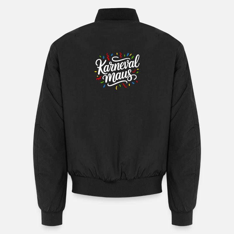Karnevalmaus Buntes Konfetti Karneval Unisex Bomberjacke