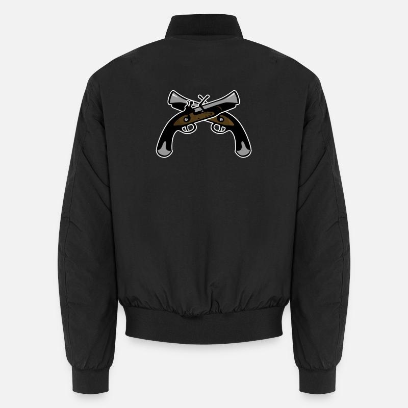 Pirate Guns - Unisex Bomber Jacket - black