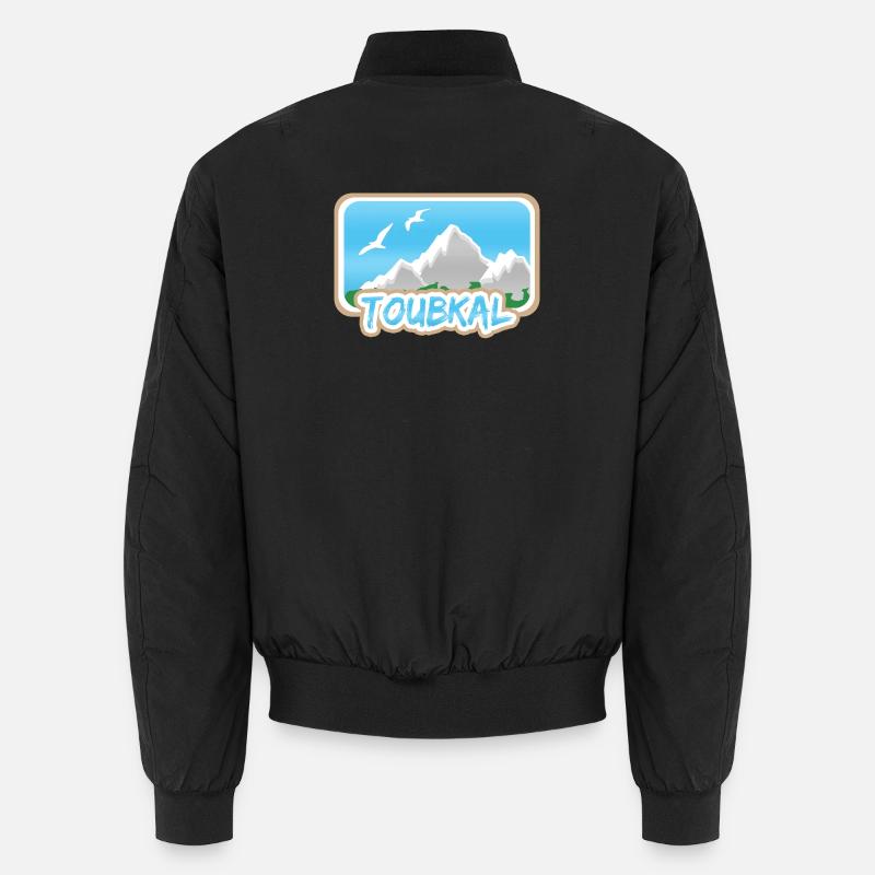 Toubkal - Bomber unisexe - noir