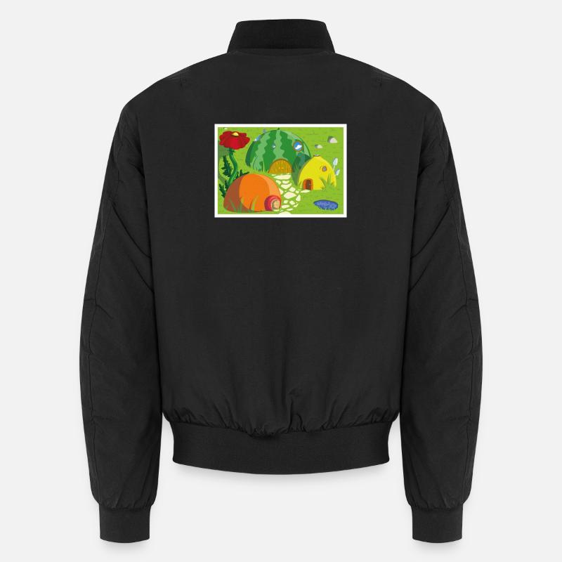 Obstdorf - Unisex Bomberjacke - Schwarz