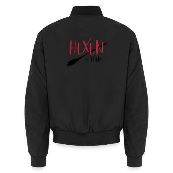 Hexen on tour - Party Fasching Halloween - Unisex Bomberjacke - Schwarz - Hinten - AI Model Male 185 light (185cm)