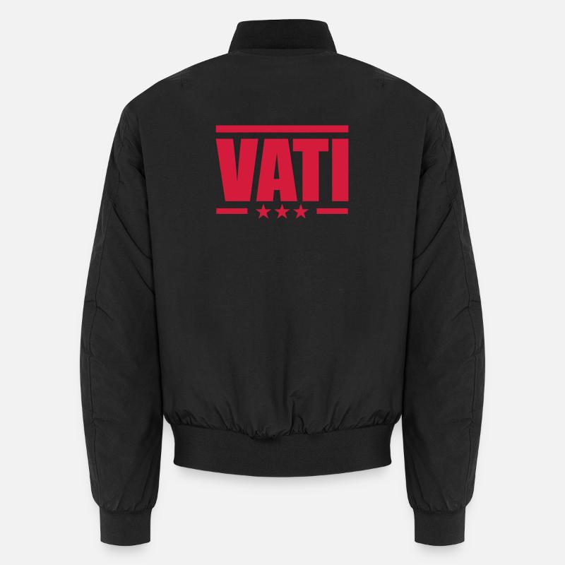 Vati - Unisex Bomberjacke - Schwarz