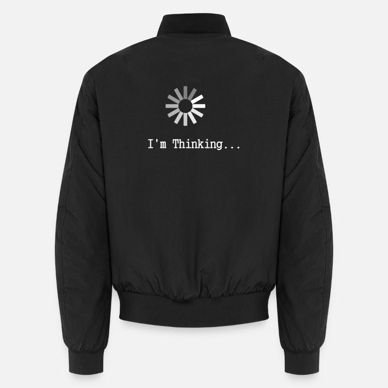 Abstrait Mind Puzzle Art Design - Bomber unisexe - noir