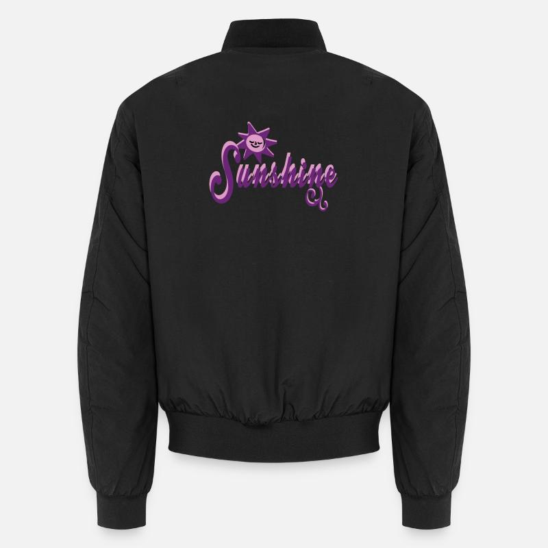 Mon soleil - Bomber unisexe - noir