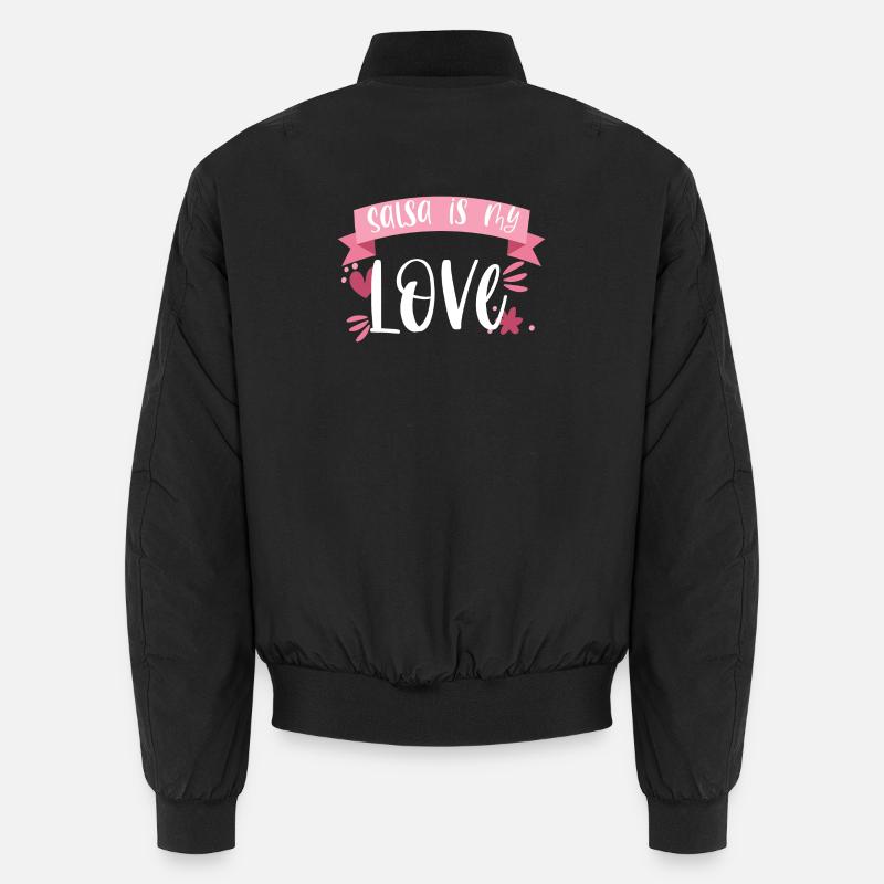 Salsa is my Love! Latino Dancer Gift Unisex Bomber Jacket