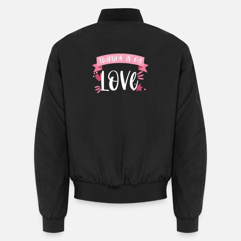 Baton Twirling Sports Passion Gift Unisex Bomber Jacket