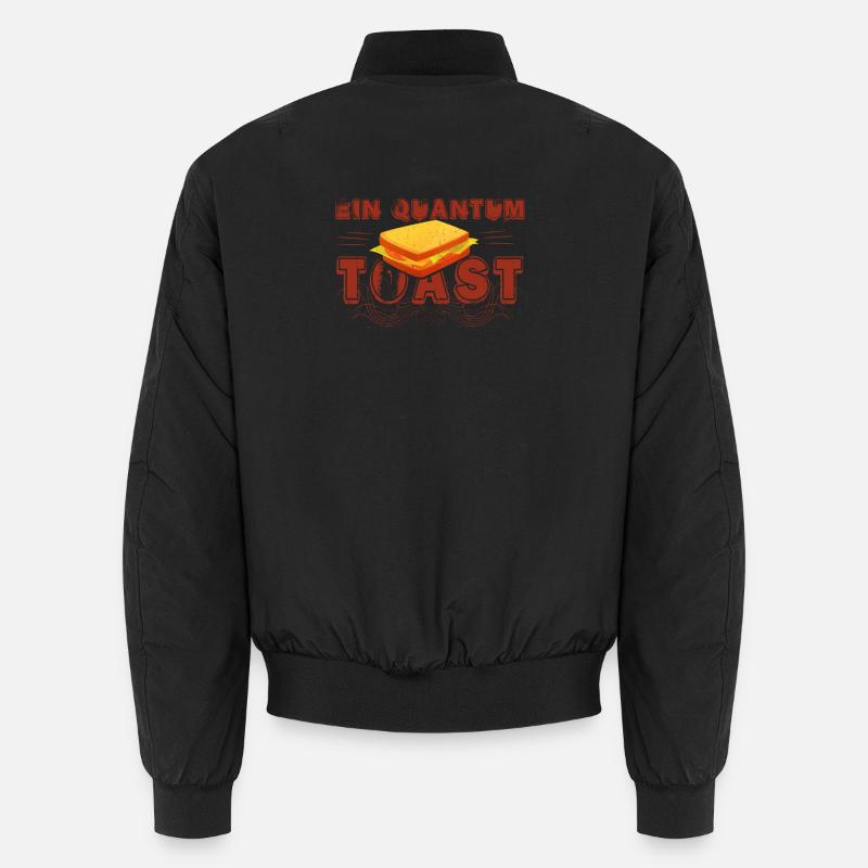 Ein Quantum Toast - Unisex Bomberjacke - Schwarz