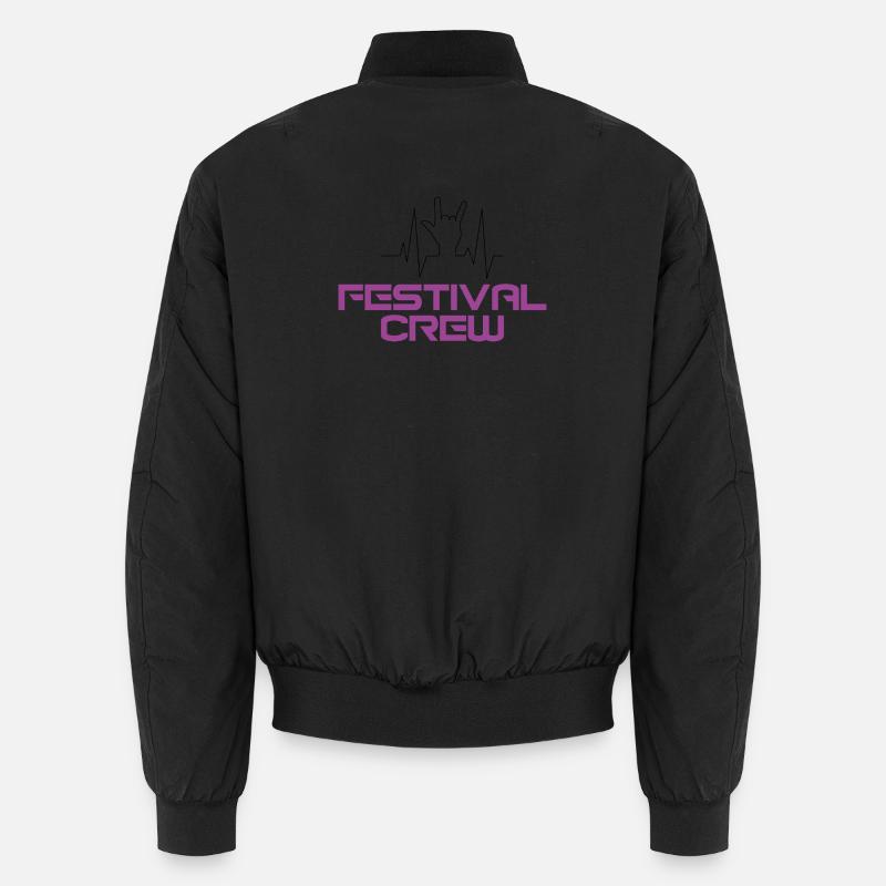 Festival Crew - Unisex Bomberjacke - Schwarz