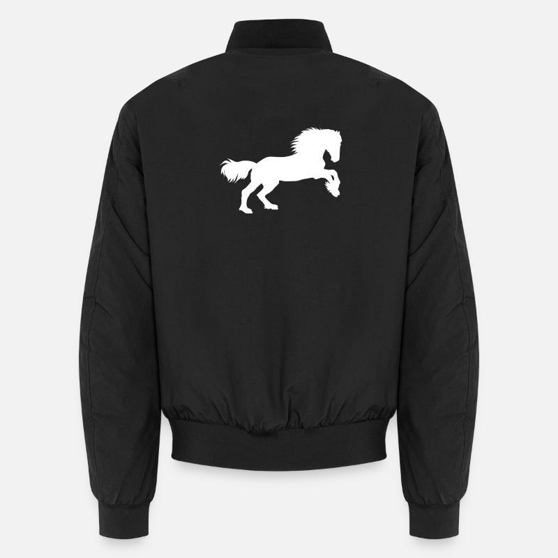 Puissance des chevaux - Bomber unisexe - noir