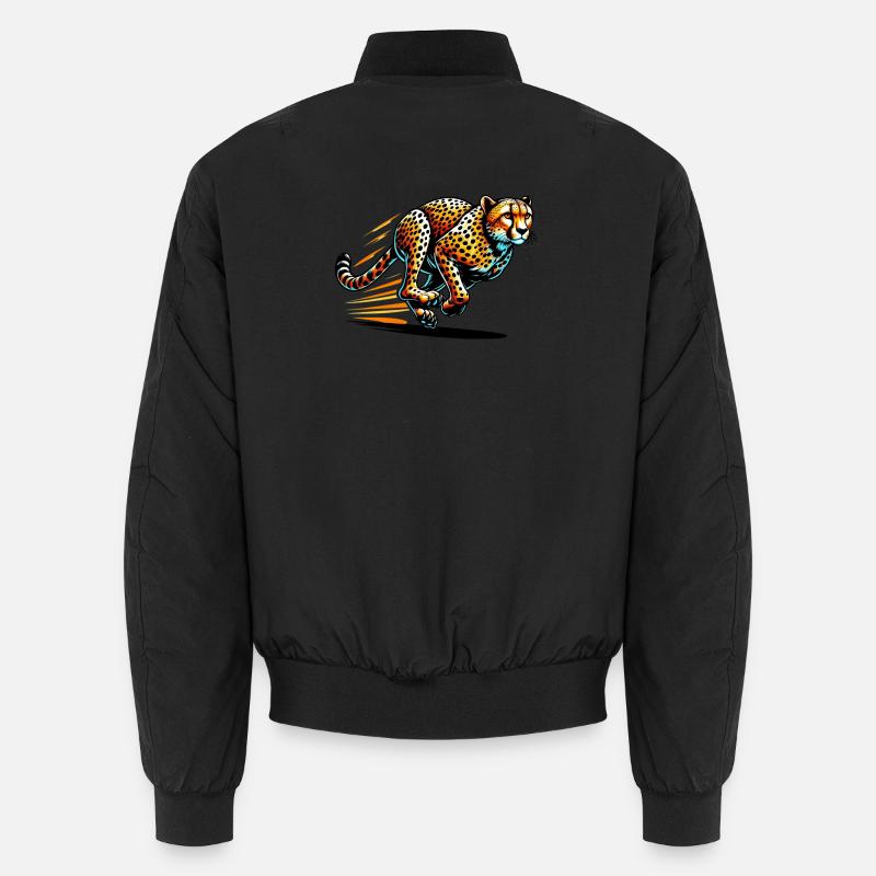 Guépard - Bomber unisexe - noir