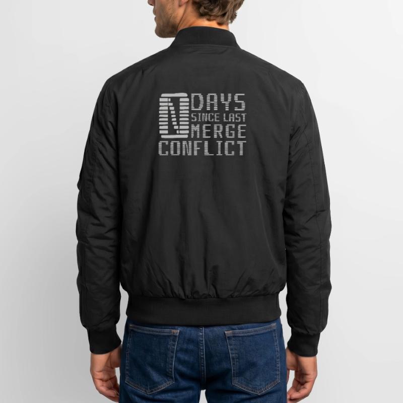 Merge Conflict Software Developer Developer geek Unisex Bomber Jacket