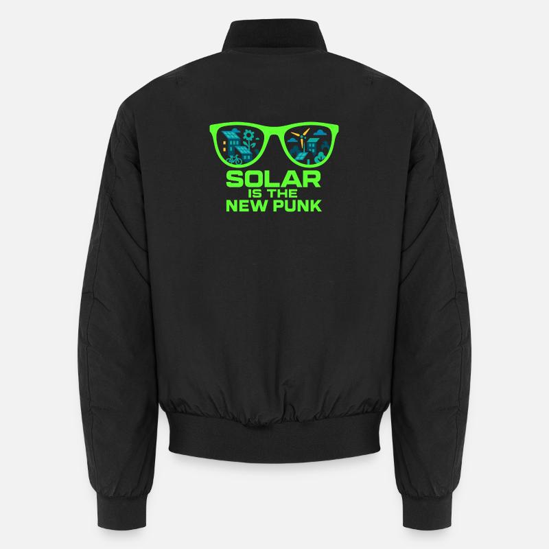 Solar Is the New Punk Unisex Bomberjacke
