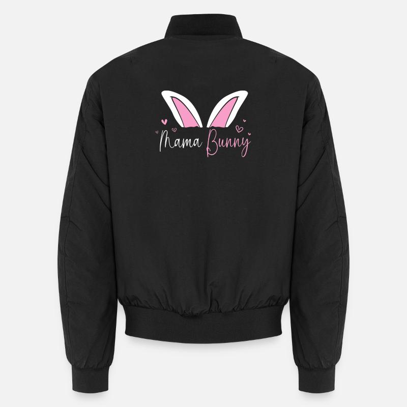 Werdende Mutter Ostern Gender Reveal - Unisex Bomberjacke - Schwarz