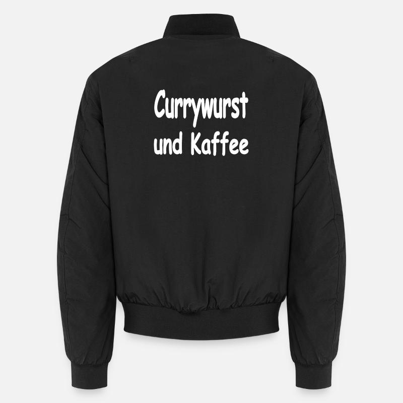 Currywurst - Unisex Bomber Jacket - black