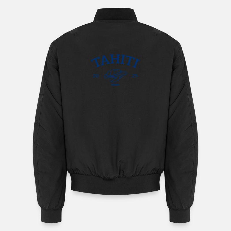 Tahiti - Turtle - French Polynesia - Schildkröte - Unisex Bomber Jacket - black
