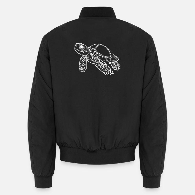 Turtle Turtles - Unisex Bomber Jacket - black
