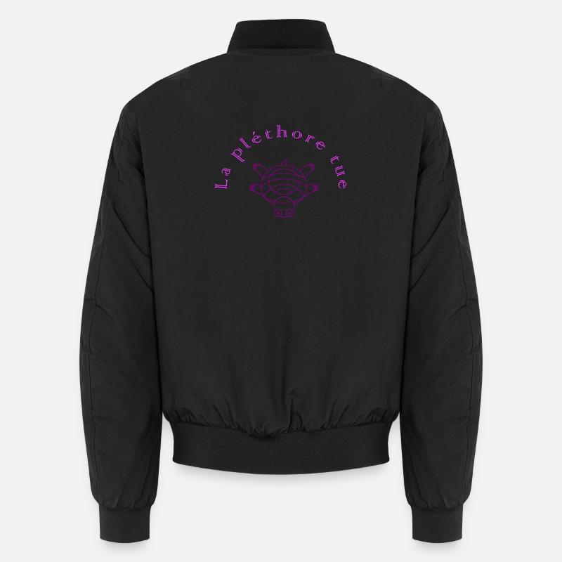 La Pléthore Tue Violet - Bomber unisexe - noir