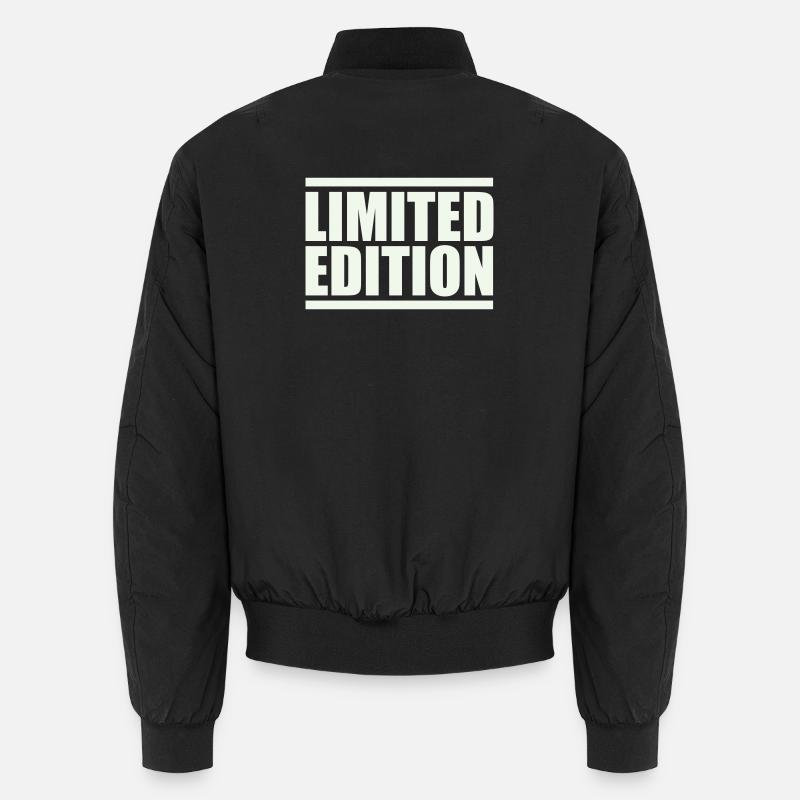 Limitierte Auflage Großbuchstaben Unisex Bomberjacke