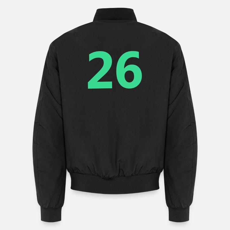 26 - Unisex Bomber Jacket - black