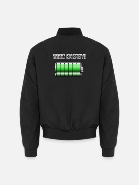 Gute Energie - Unisex Bomberjacke - Schwarz