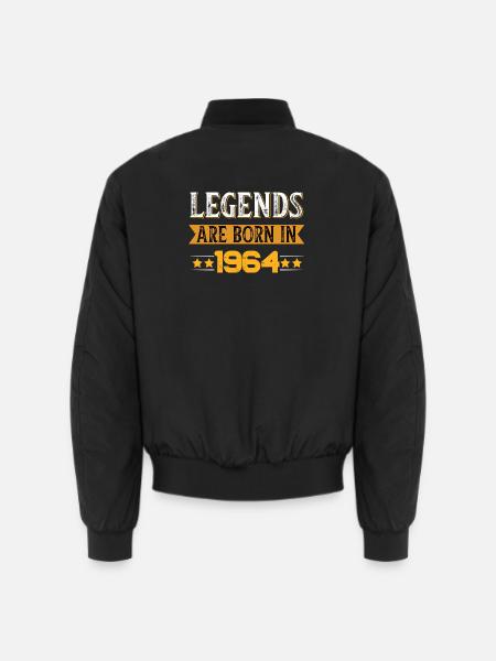 Birthday born in 1964 - Unisex Bomberjacke - Schwarz
