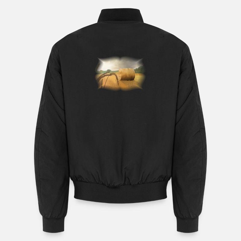 Ernte - Unisex Bomberjacke - Schwarz