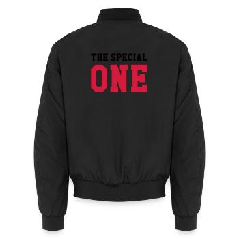 The Special One - Bomber unisexe - noir - Dos - AI Model Male 185 light (185cm)