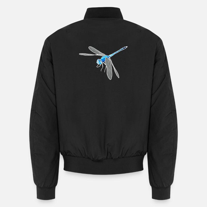 Libelle - Unisex Bomberjacke - Schwarz