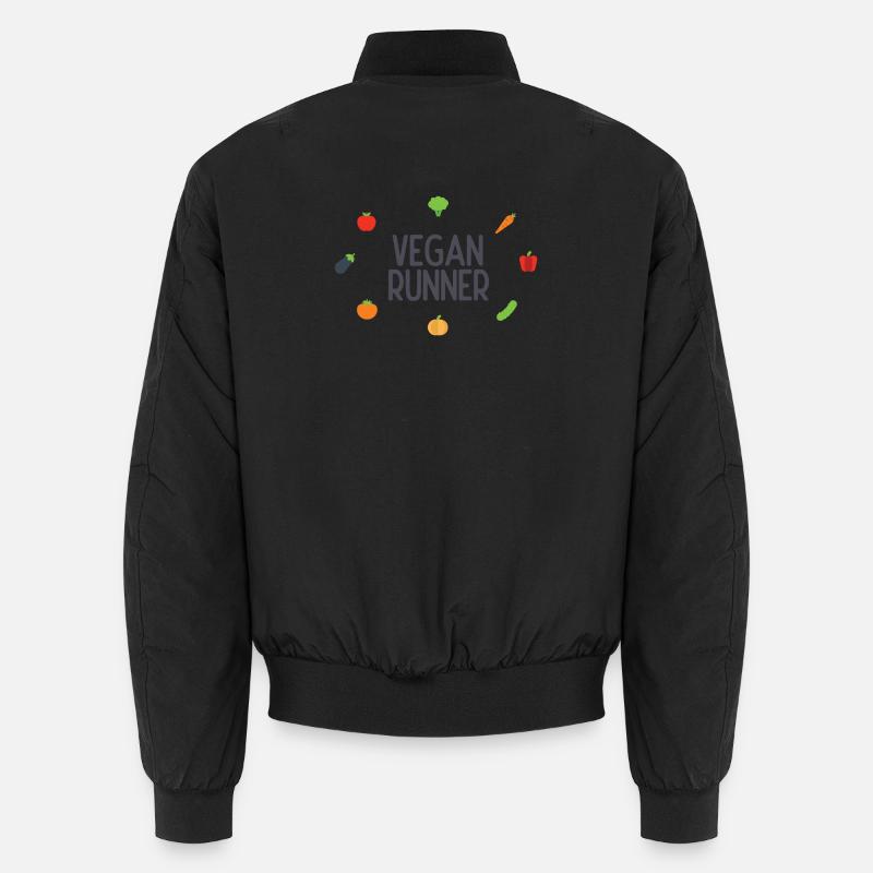 Coureur végétalien Bomber unisexe