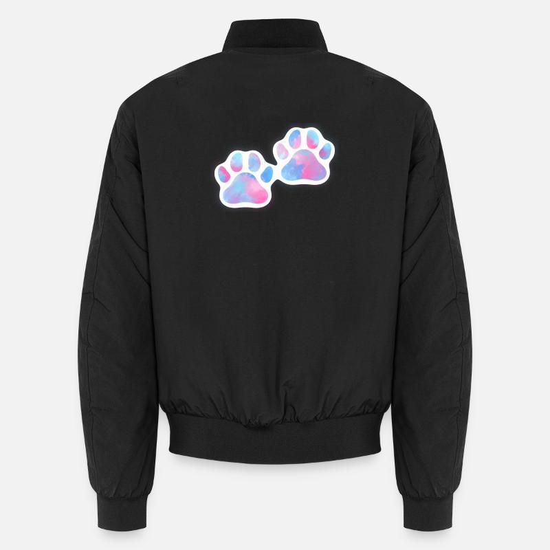 Dog Paws Galaxy Unisex Bomber Jacket