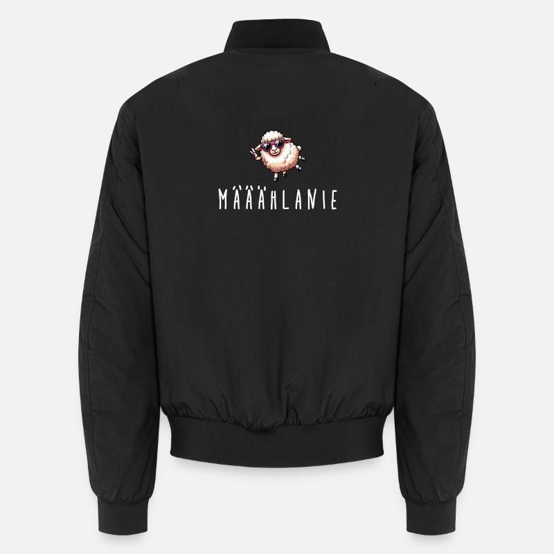 mählanie melanie schaf geschenk meli Unisex Bomberjacke