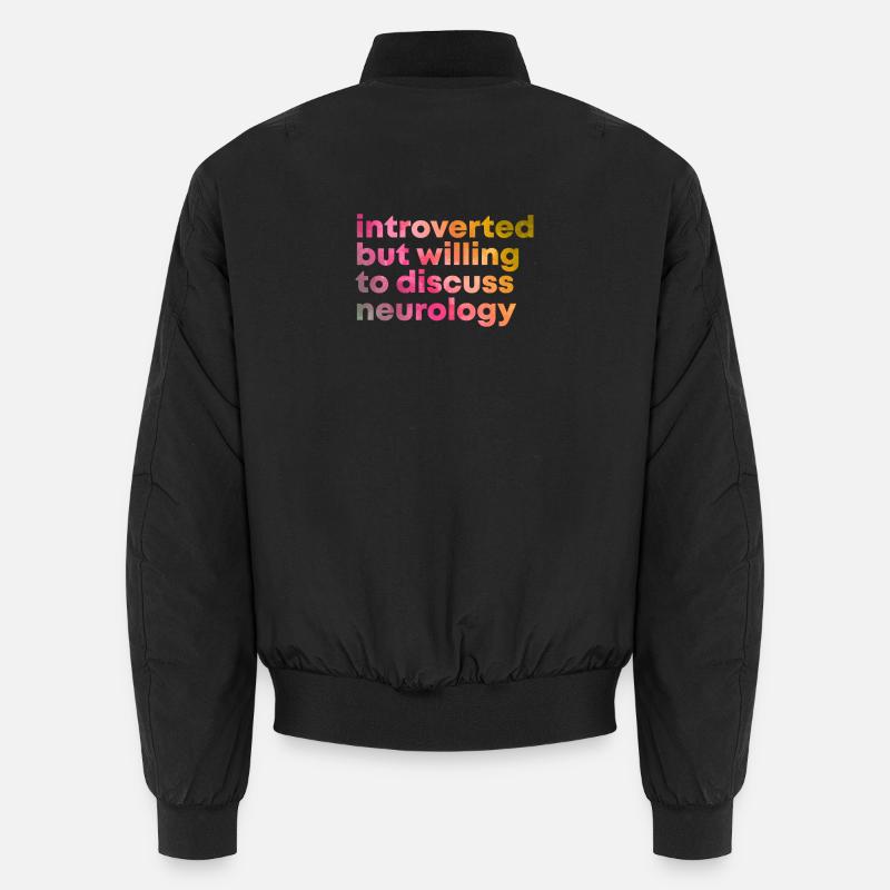 Neurologie - Unisex Bomberjacke - Schwarz