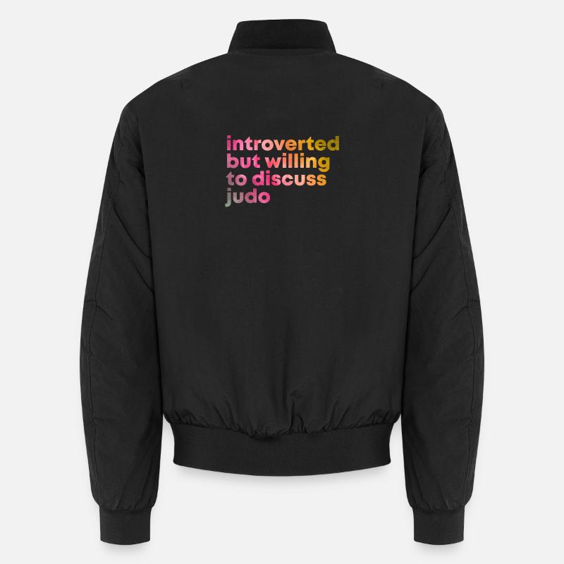 Judo - Unisex Bomberjacke - Schwarz