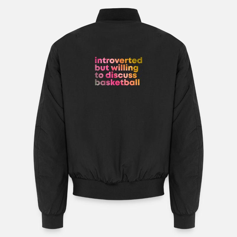 Basketball - Unisex Bomber Jacket - black