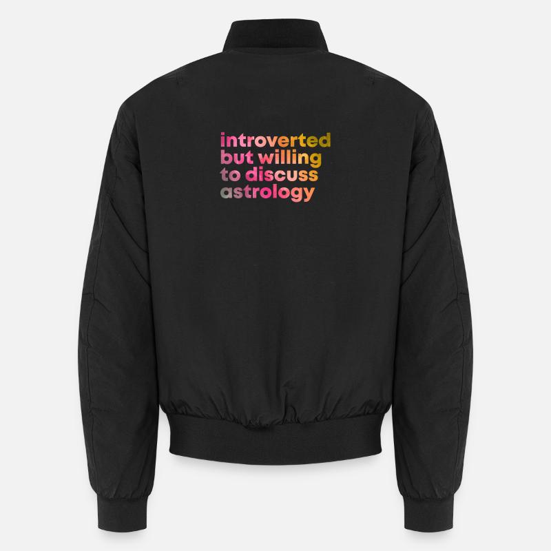 Astrology - Unisex Bomber Jacket - black