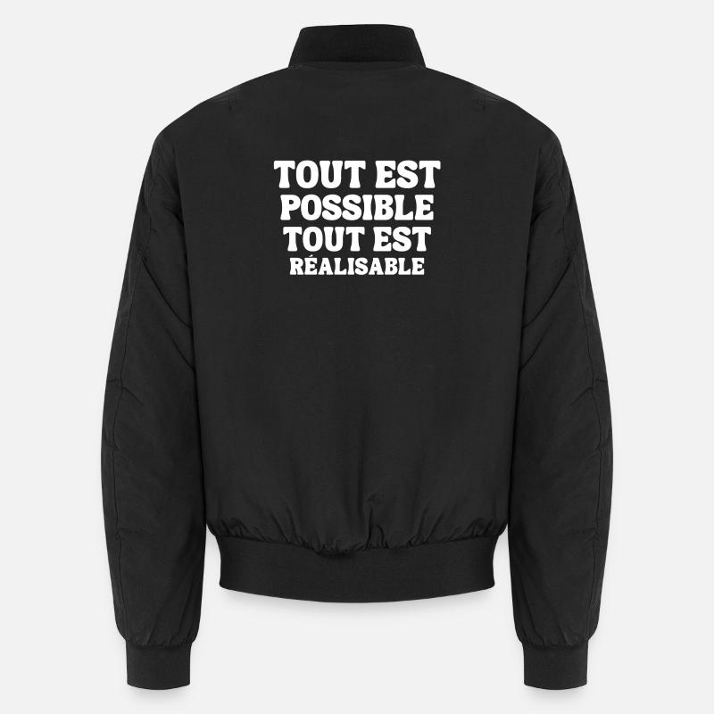 Man muss daran glauben, alles ist möglich Unisex Bomberjacke