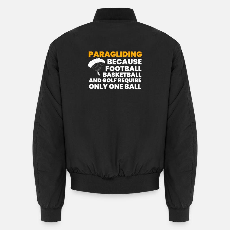 Paragliding Funny T Shirt Gift Unisex Bomber Jacket