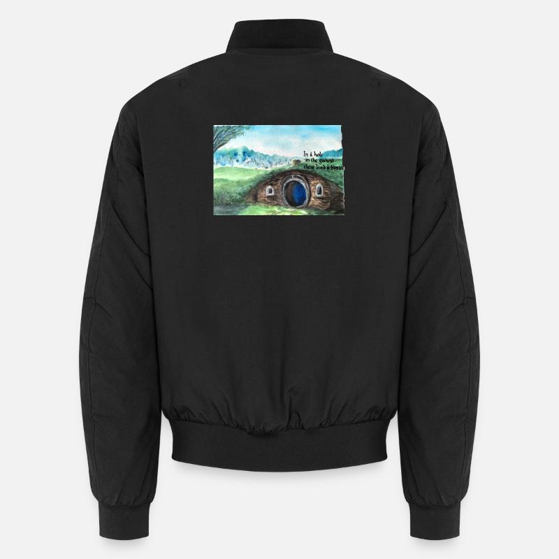 Tolkien Hole Landscape Art Unisex Bomber Jacket