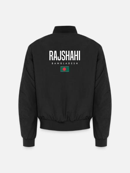 Rajshahi Bangladesh - Unisex Bomber Jacket - black