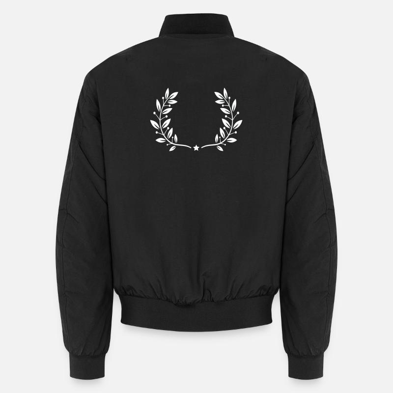 Couronne de laurier - Bomber unisexe - noir