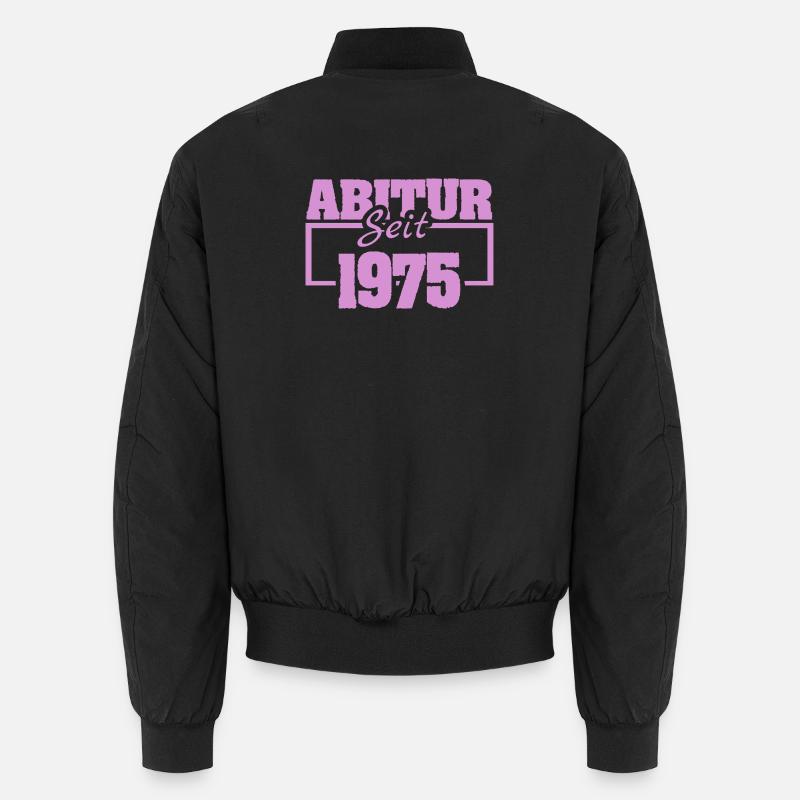 1975 - Unisex Bomberjacke - Schwarz