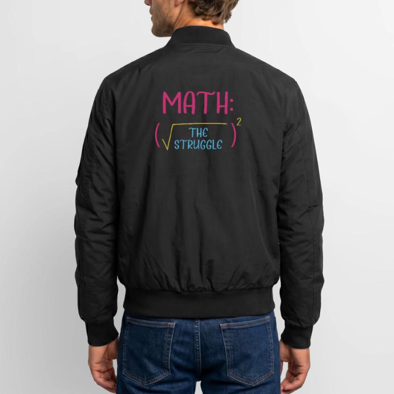 Math Math Math Professeur de mathématiques Mathématicien Bomber unisexe